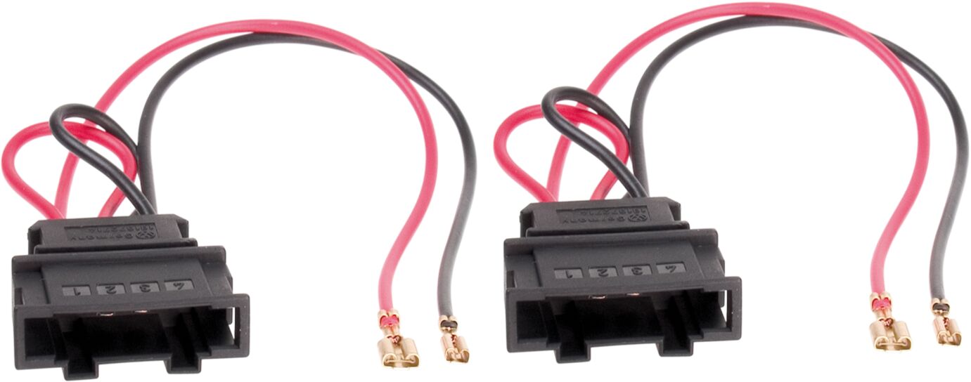Speaker Adapter Kabel (2x) Volkswagen Golf 4/ Golf 5/ Golf 6/ Polo