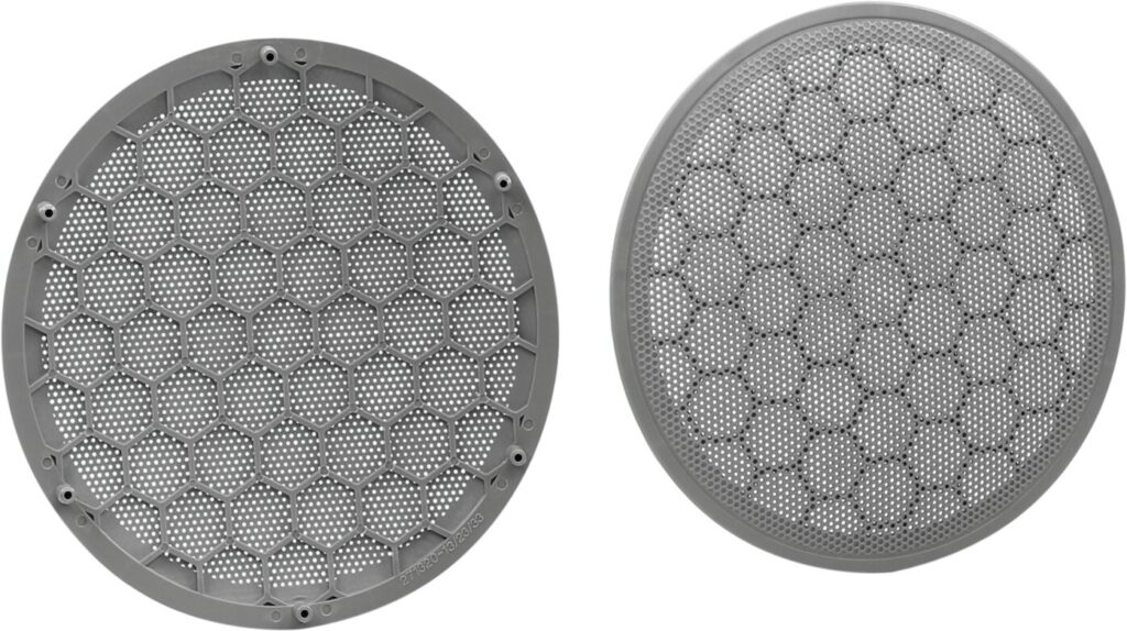 Speaker Grill Ø 165 mm Div.modellen Seat - Volkswagen Kleur: Grijs > Voorportier+Achterportier