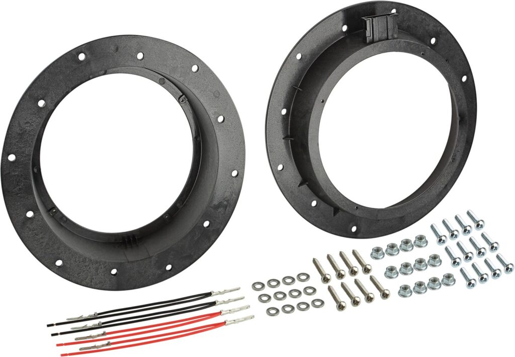 Speaker Ringen Ø 165 mm Div.modellen Audi-Volkswagen-Skoda Voorportier > ingebouwde speakerconnector