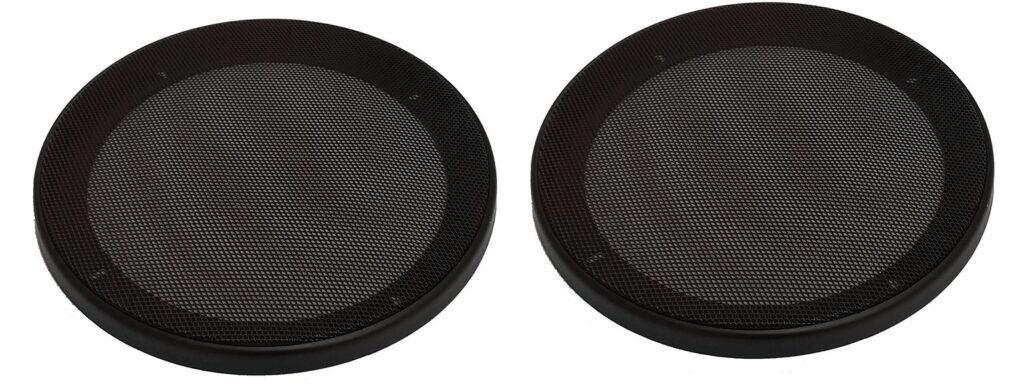Luidsprekergril voor speakers met een diameter van Ø 130 mm. inhoud: 2 stuks