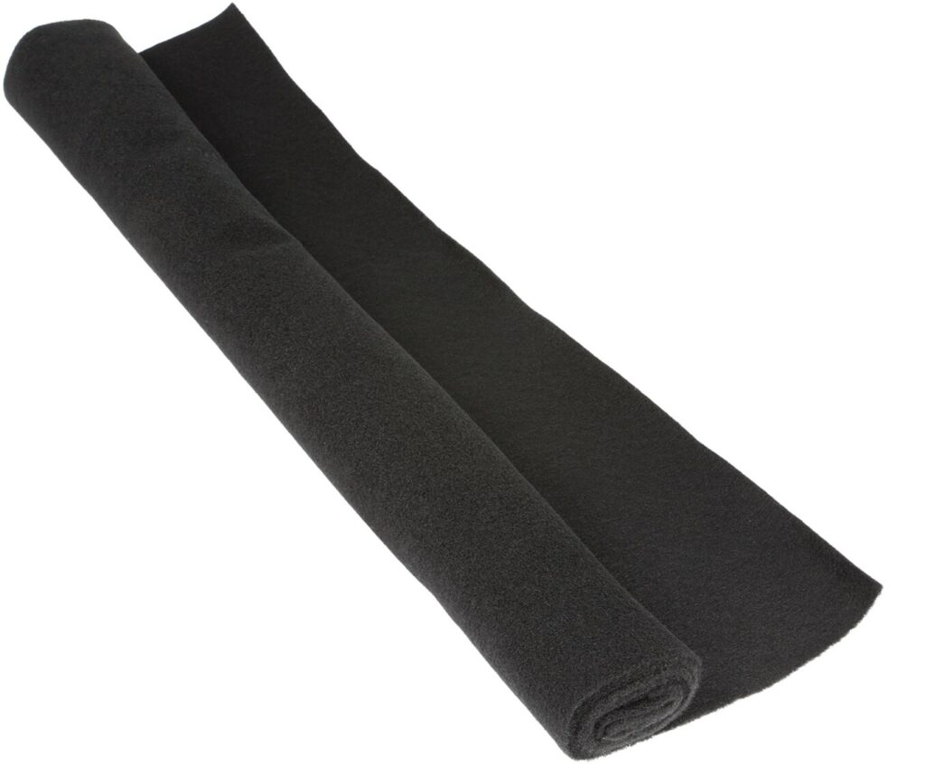 Bekledingsstof 70 x 140cm zwart