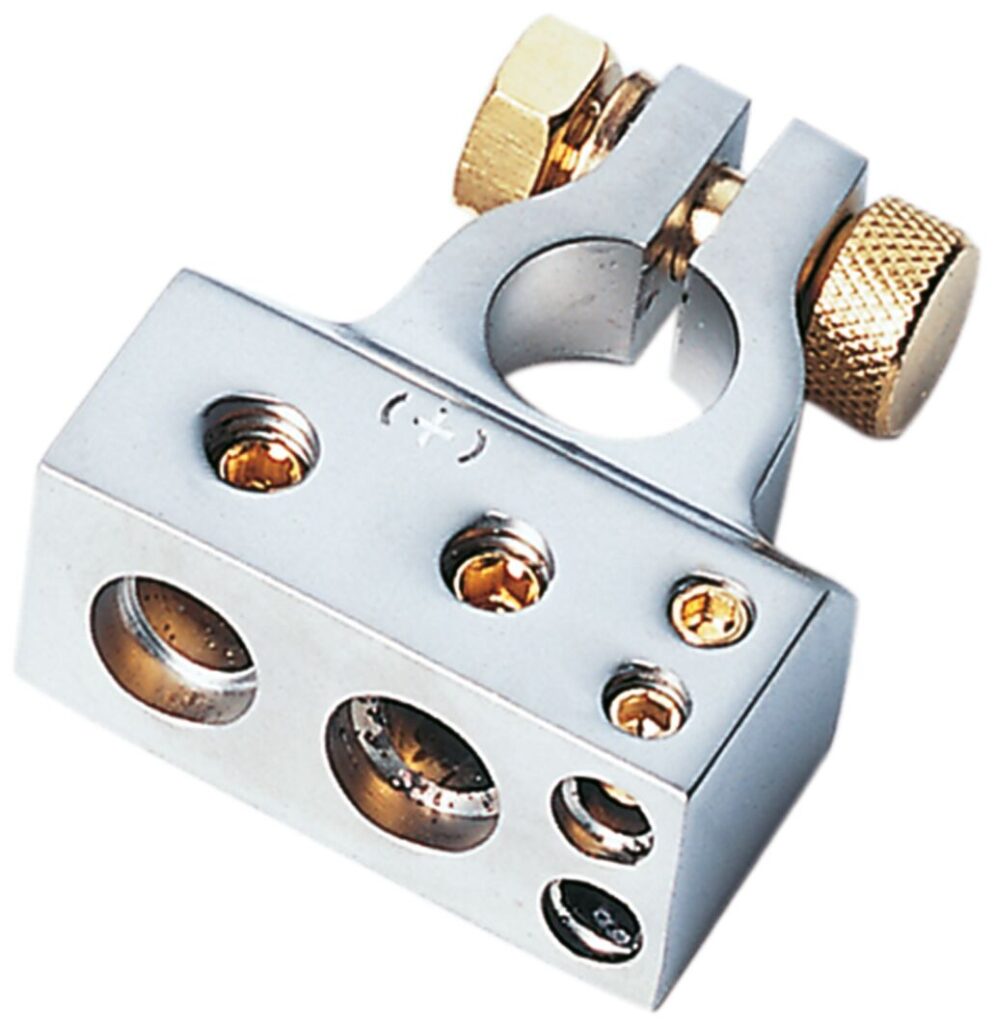 Batterij Behuizing / positive (zilver ) 1 x 35 mm²/1 x 20 mm²/2 x10mm²