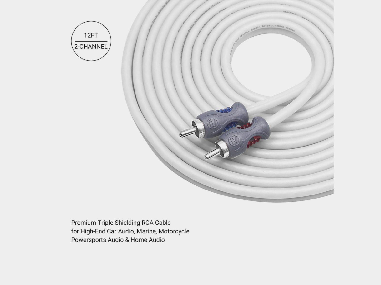 Recoil Marine OFC RCA Cinch Cable 2-Channel 360cm - Afbeelding 6