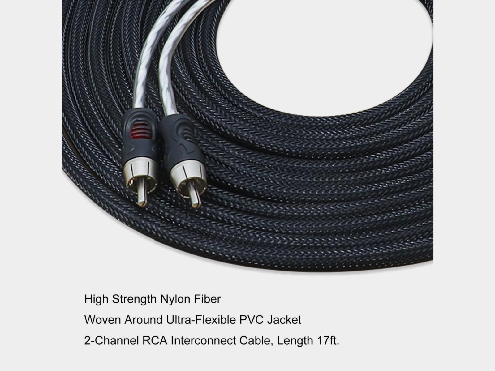 Recoil Premium OFC RCA Cinch Cable 2 Channel 510cm - Afbeelding 4