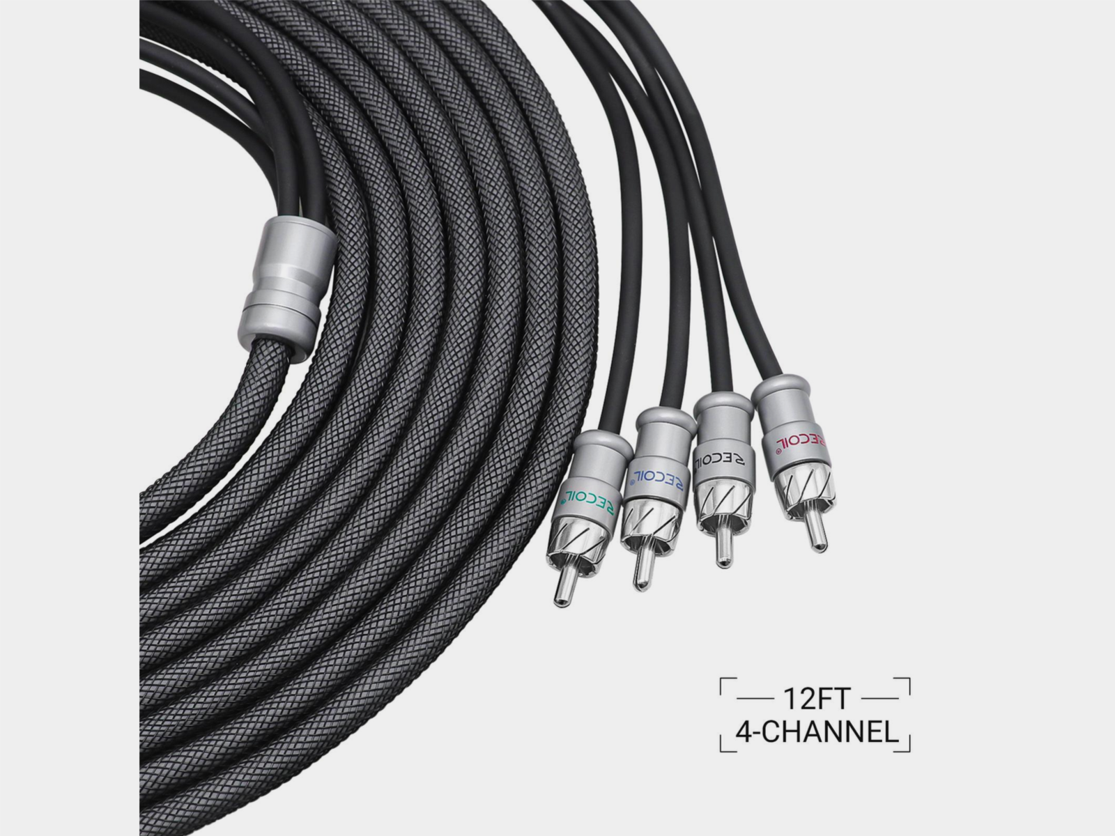 Recoil Echo Max Premium OFC RCA Cinch Cable 4 Channel 360cm - Afbeelding 7