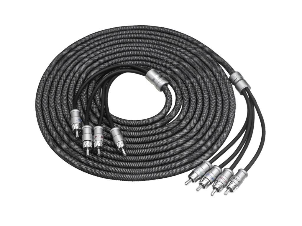 Recoil Echo Max Premium OFC RCA Cinch Cable 4 Channel 360cm