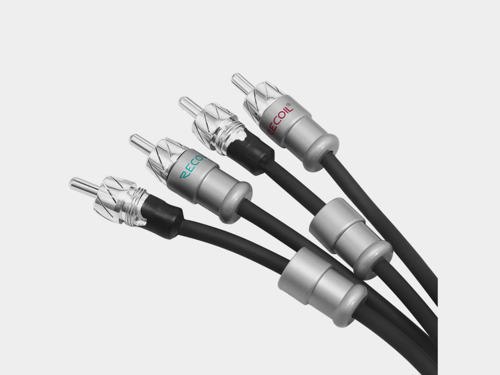 Recoil Echo Max Premium OFC RCA Cinch Cable 4 Channel 360cm - Afbeelding 4