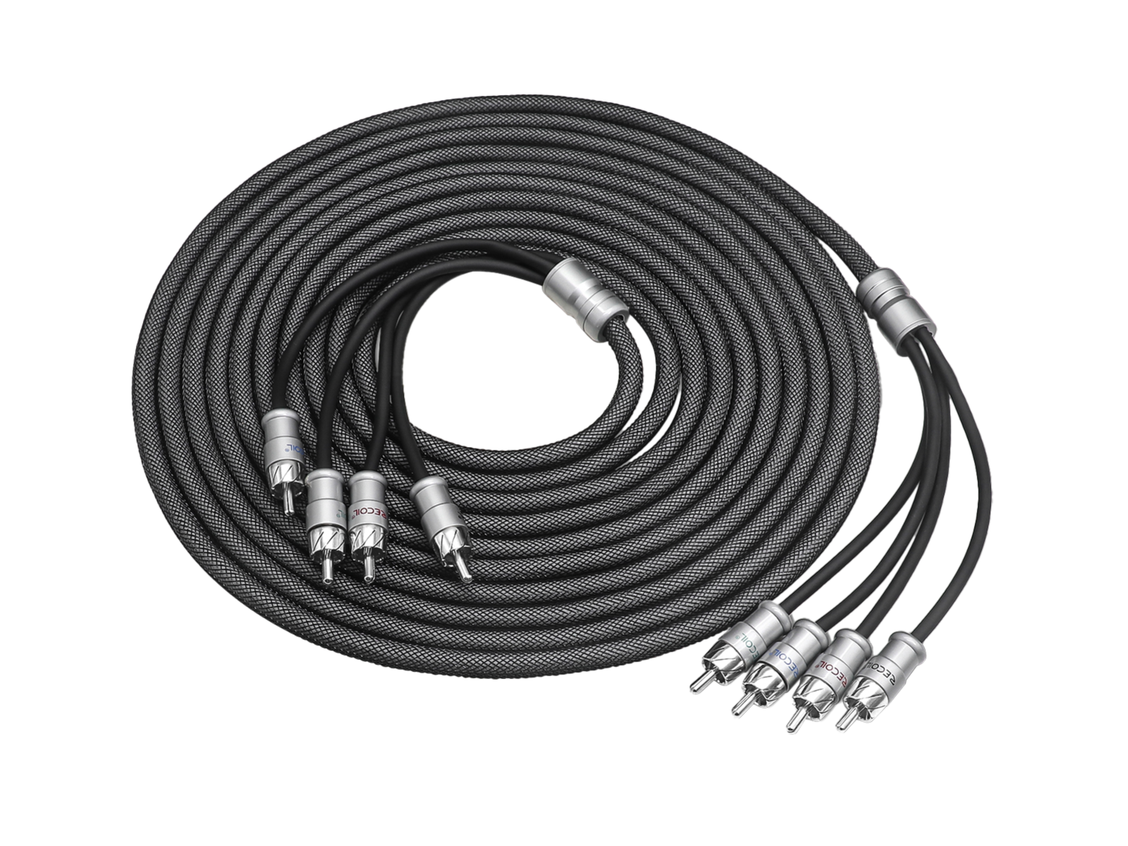 Recoil Echo Max Premium OFC RCA Cinch Cable 4 Channel 360cm