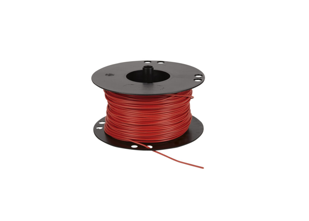 Voedingskabel haspel 0.75 mm² rood 100 Meter