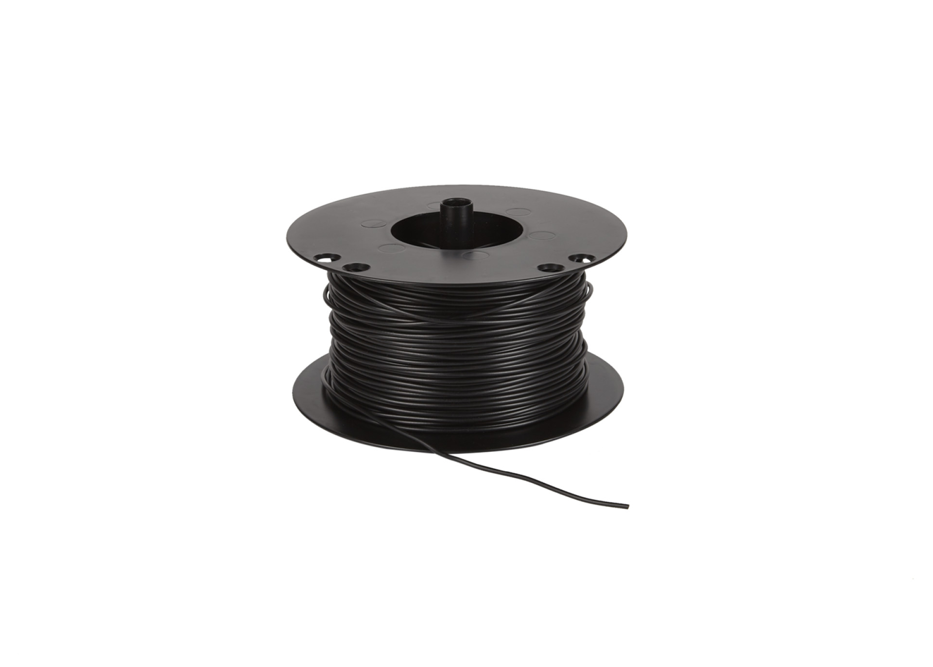 Voedingskabel haspel 0.75 mm² zwart 100 Meter