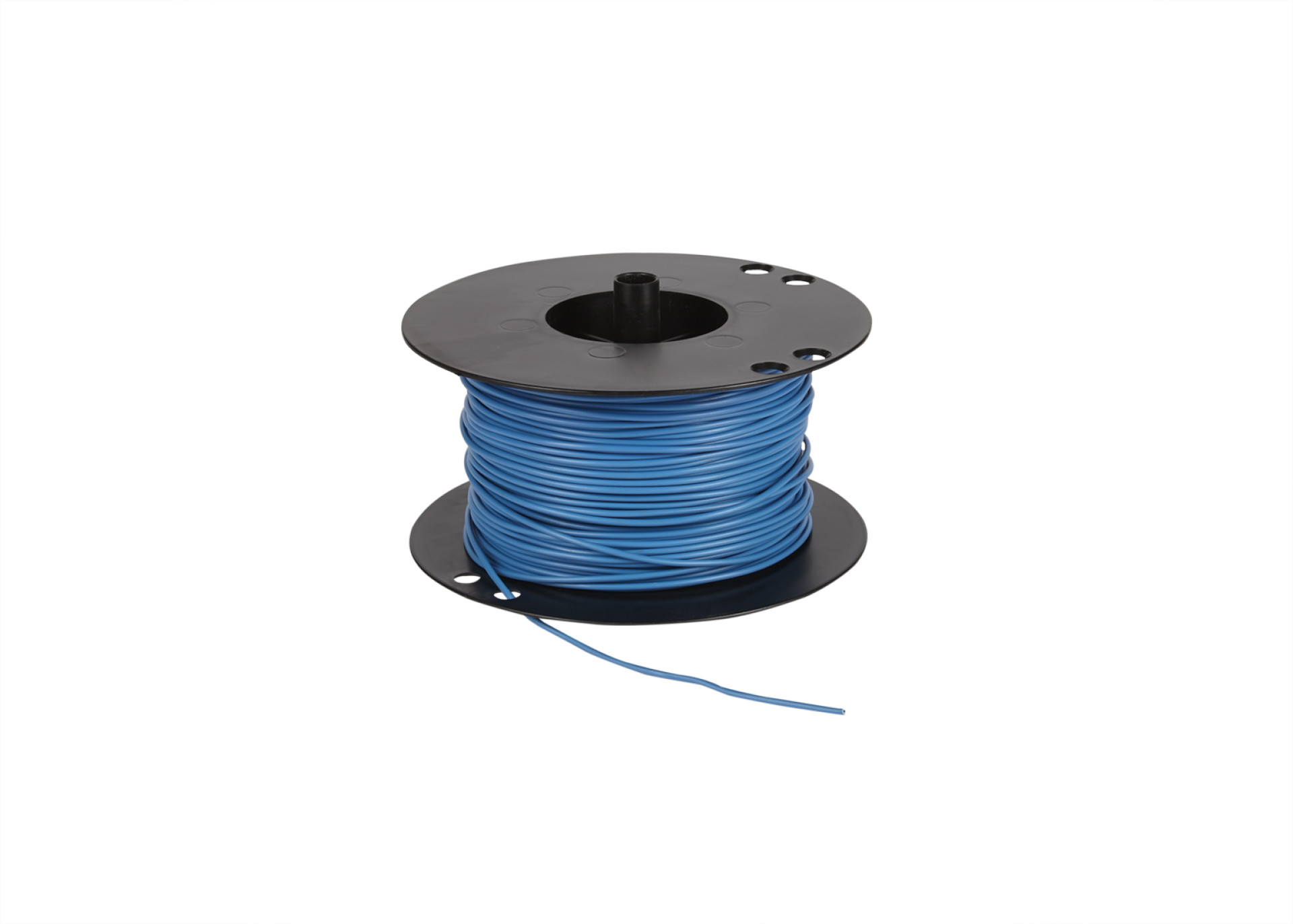 Voedingskabel haspel 0.75 mm² blauw 100 Meter