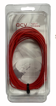 stroomkabel 0,75mm rood 10 mtr in blister
