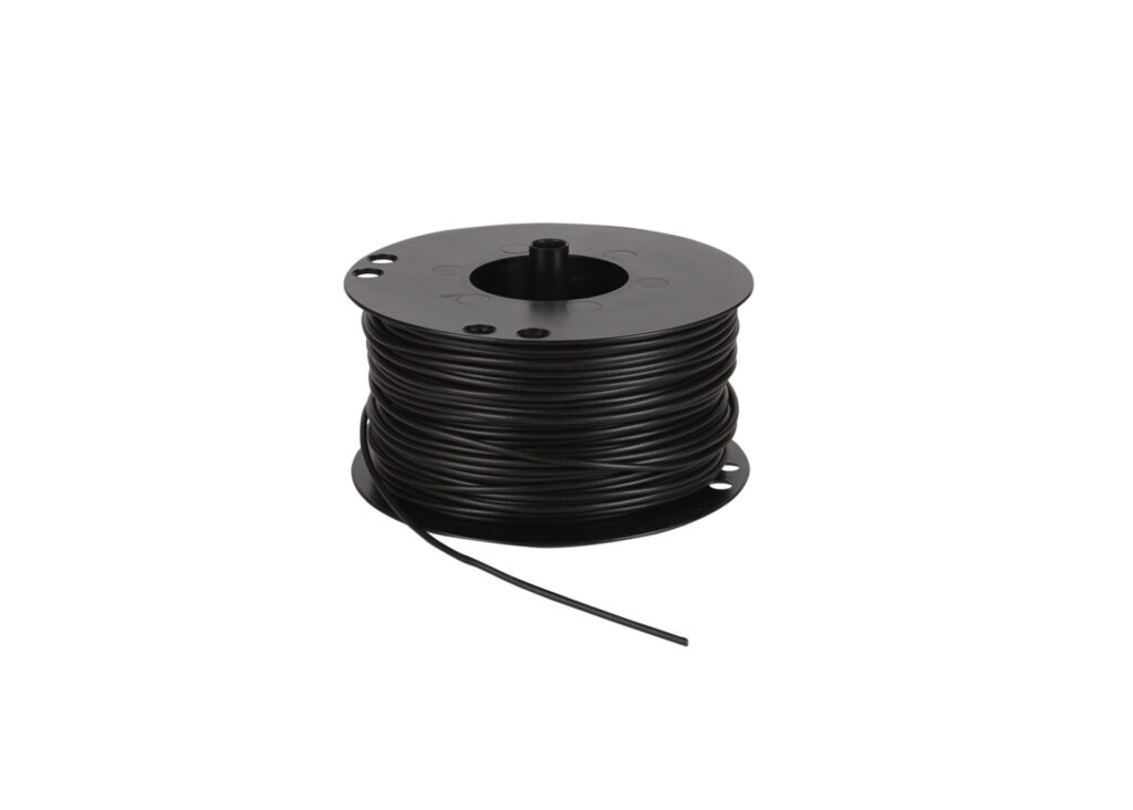 Voedingskabel haspel 1.50 mm² zwart 100 Meter