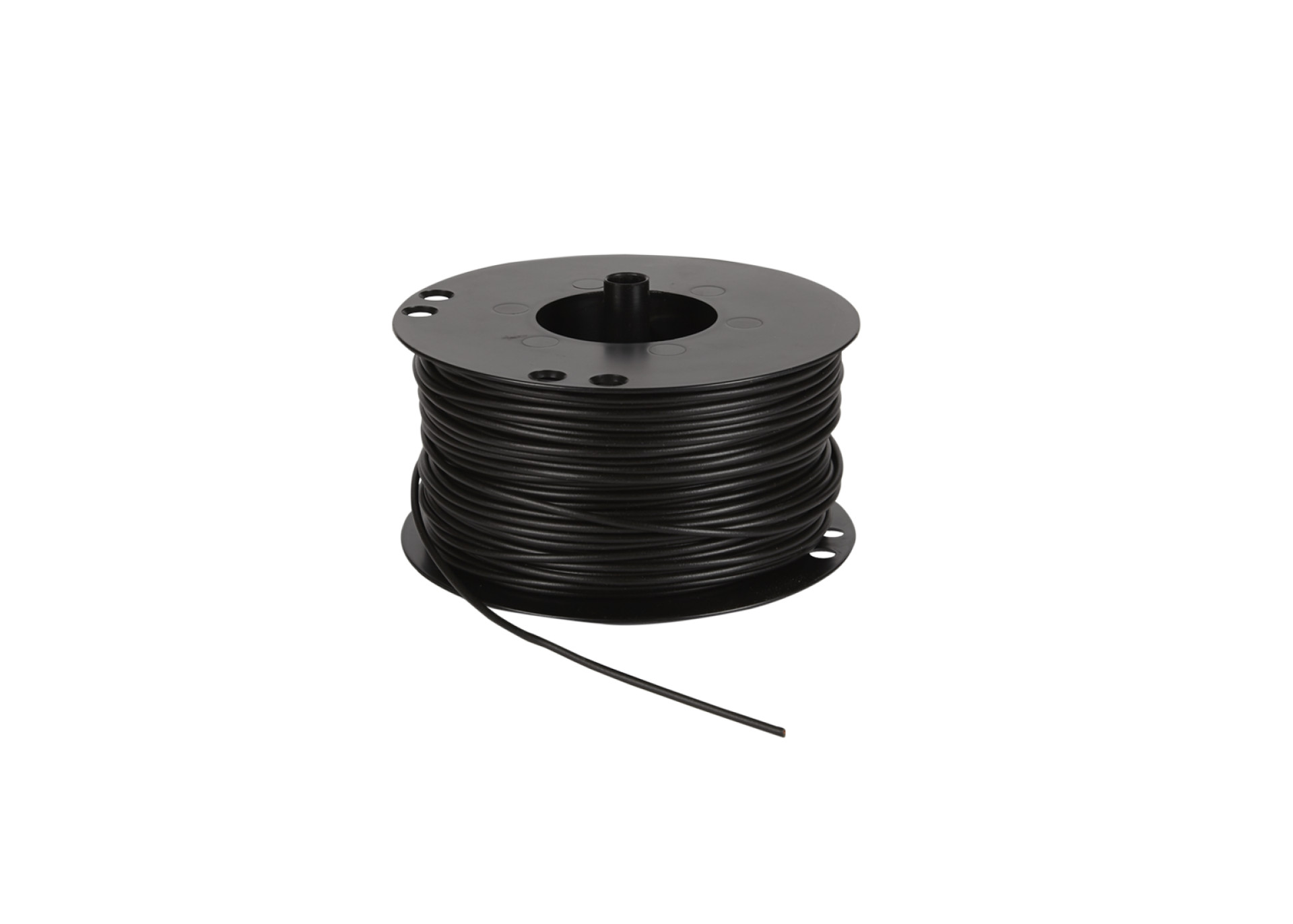 Voedingskabel haspel 1.50 mm² zwart 100 Meter