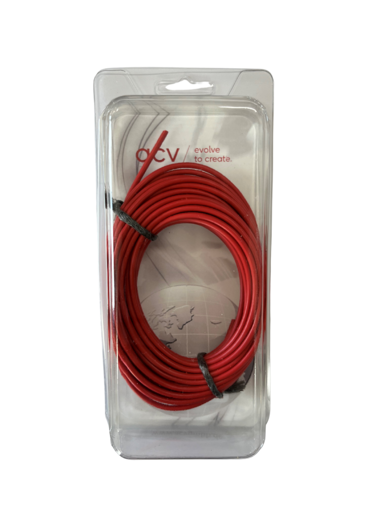 stroomkabel 2.5mm rood 10 mtr in blister
