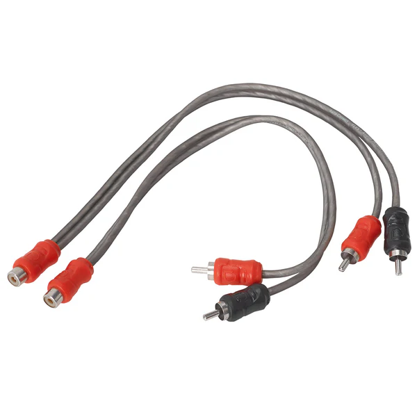 Auto-Connect Level 1 RCA Y-adaptor 2Male 1Female