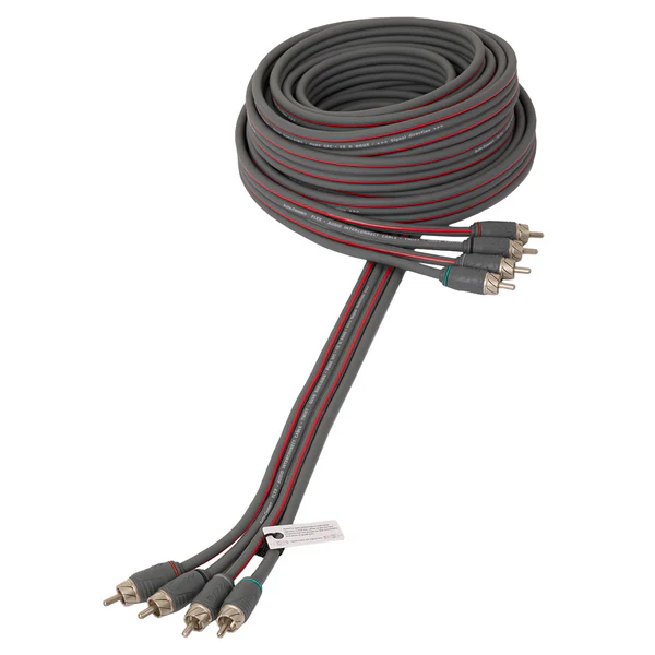 Auto-Connect Level 2 4-ch RCA cable 5,5m semi - Afbeelding 2
