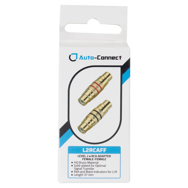 Auto-Connect L2 RCA Adapter Female -Female - Afbeelding 2