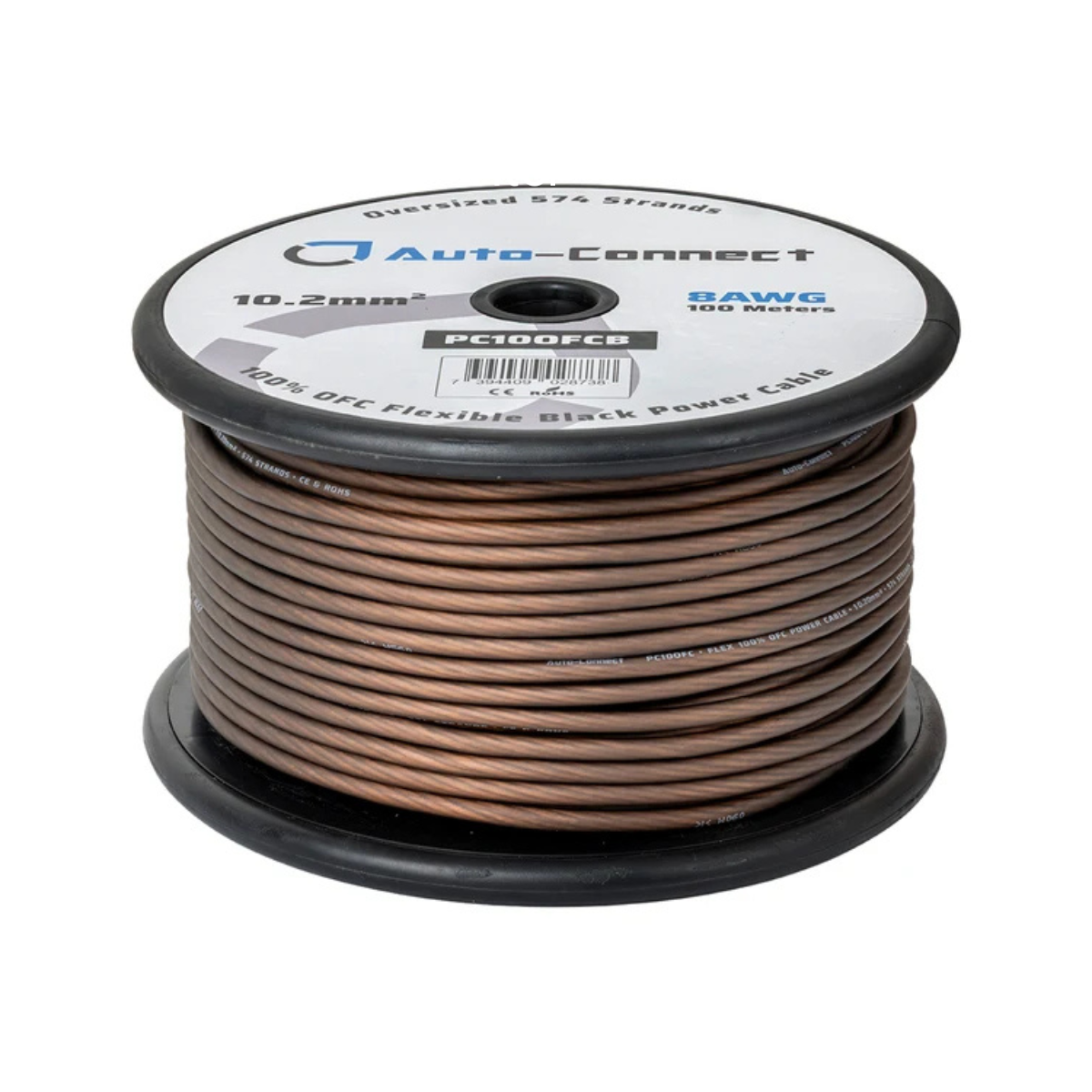 Auto-Connect Power Cable OFC Flex 10mm2 Black 100m - Afbeelding 4