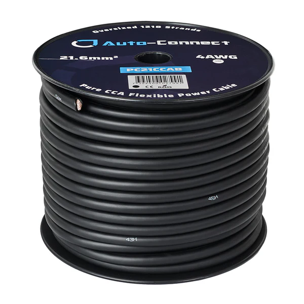 Auto-Connect Power Cable CCA Flex 10mm2 Black 50m - Afbeelding 4