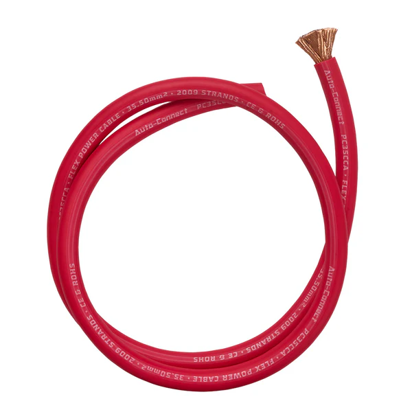 Auto-Connect Power Cable CCA Flex 35mm2 Red 30m - Afbeelding 2