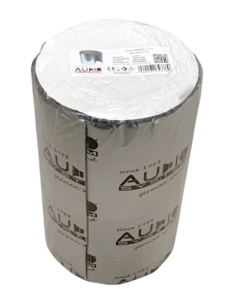 AUDIO SYSTEM Aluminiumrubber - Isolatie/demping materiaal. Zelfklevend