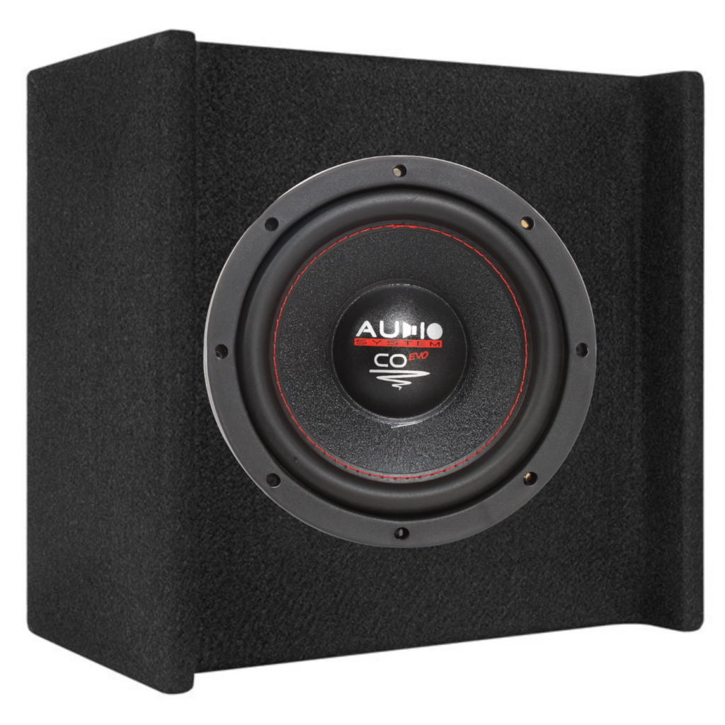 Pasklare subwoofer kist Div VAN Audio System 8" 2x100W RMS