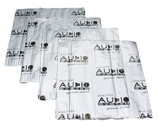 AUDIO SYSTEM ALU-NATURAL-RUBBER - Insulation Material 16x0.25mx0.25m / 1m2