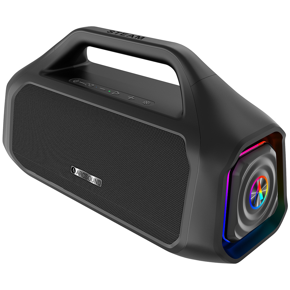 Arcsound STEAM BoomBox 200W, black - Afbeelding 3