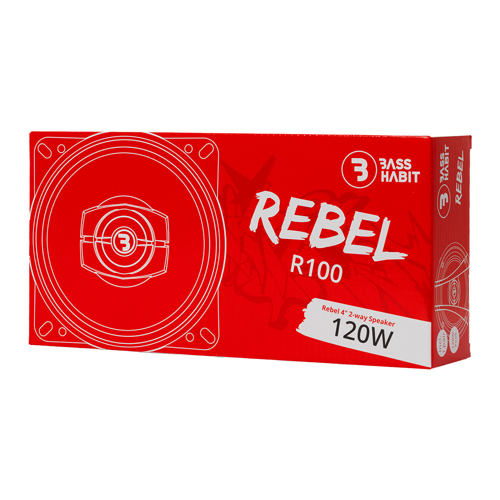 BASS HABIT REBEL 4" 2-way speaker - Afbeelding 7