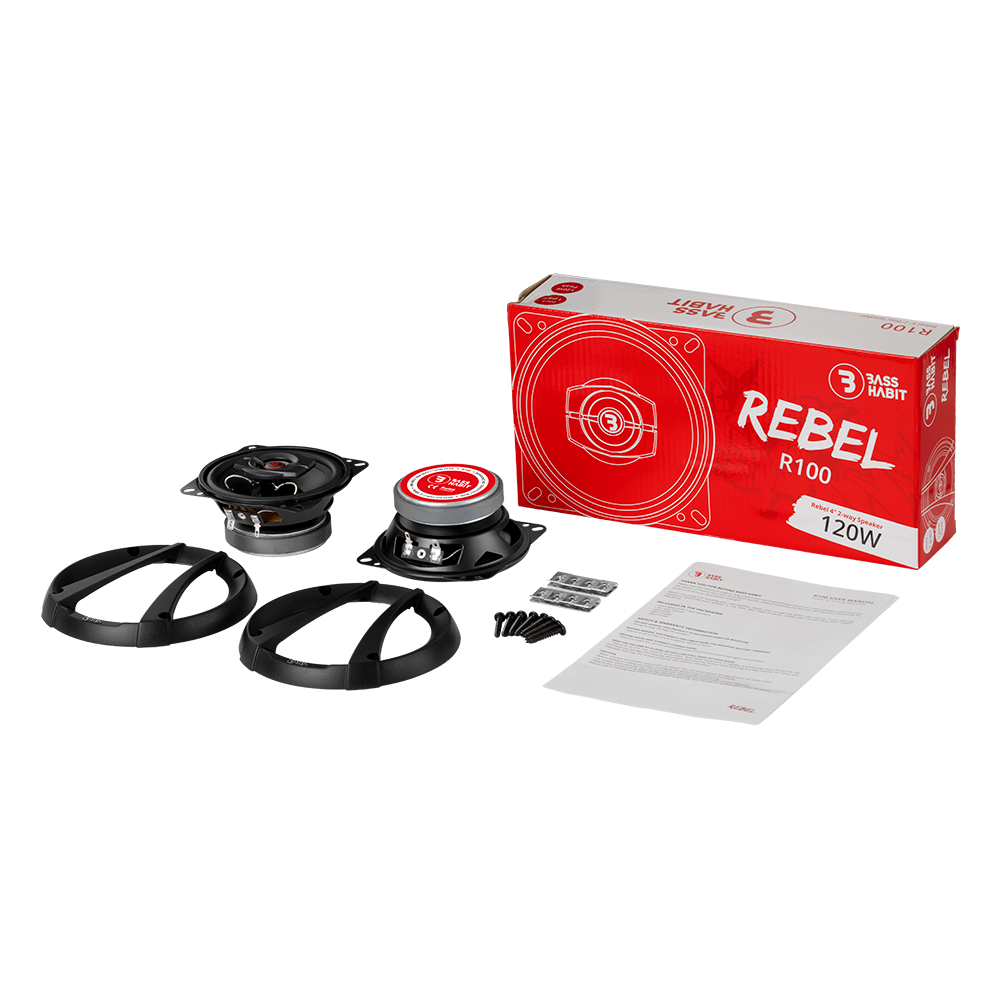 BASS HABIT REBEL 4" 2-way speaker - Afbeelding 8
