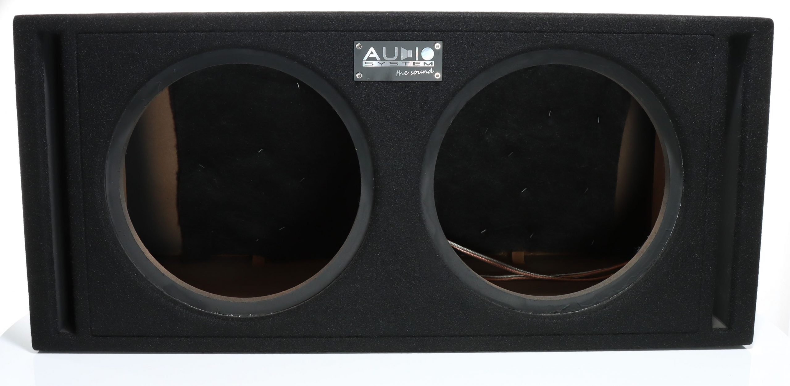 AUDIO SYSTEM Dubbele lege behuizing. Bassreflexbehuizing van 2x 42 Liter voor 2x 30 cm Bass - Afbeelding 2