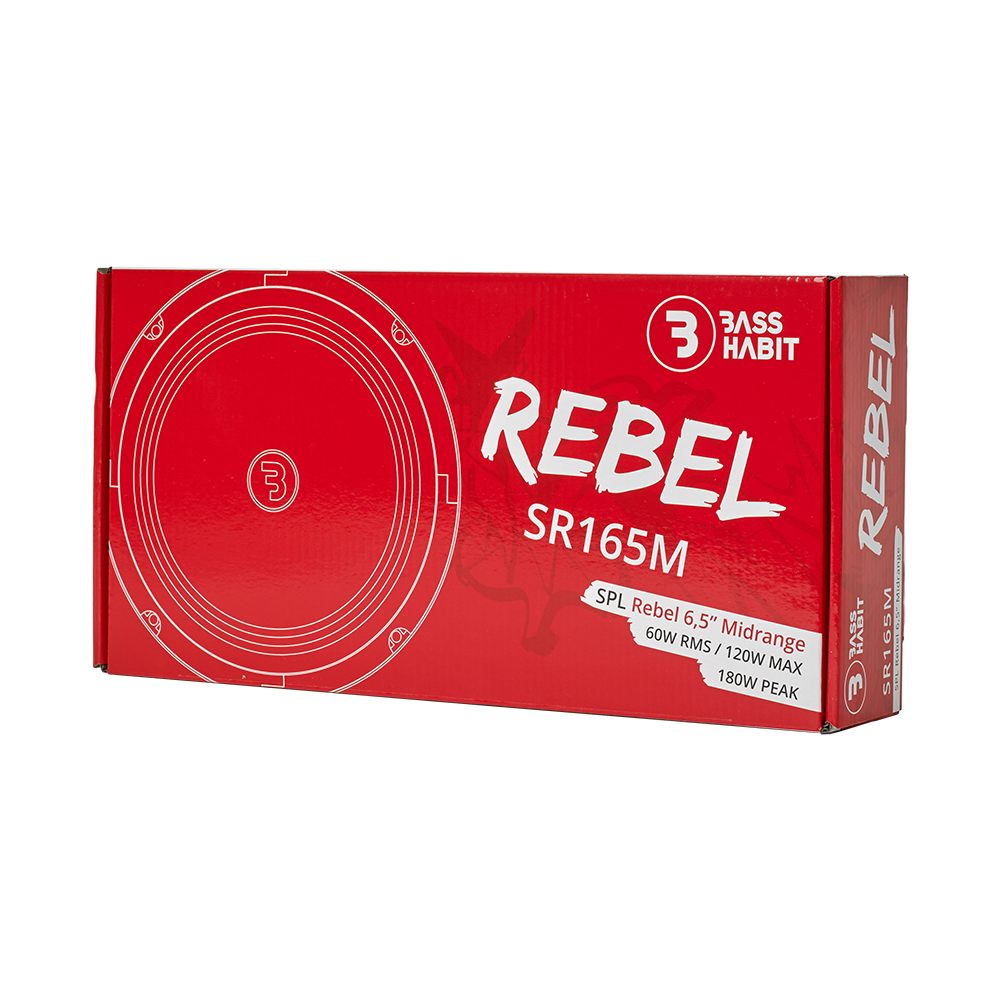 BASS HABIT SPL REBEL 6,5" midrange 4Ohm - Afbeelding 3