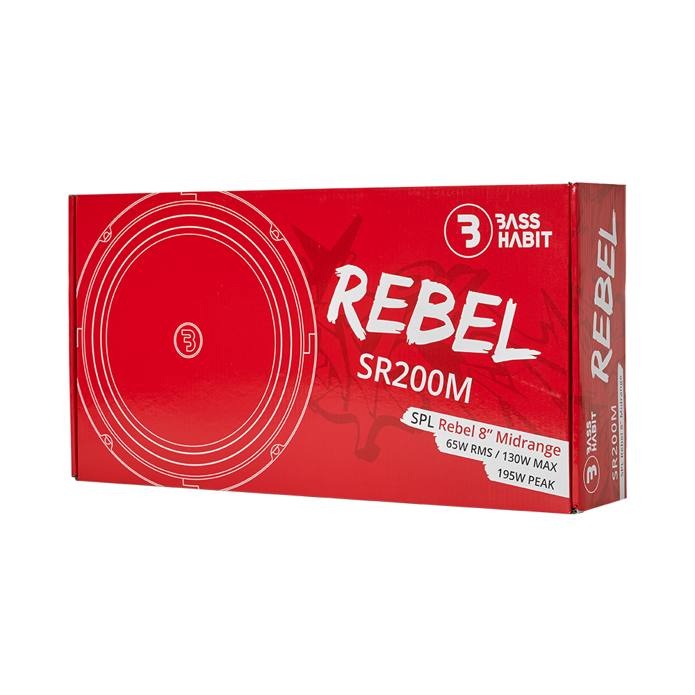 BASS HABIT SPL REBEL 8" midrange 4Ohm - Afbeelding 3