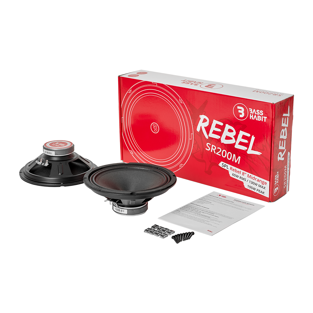 BASS HABIT SPL REBEL 8" midrange 4Ohm - Afbeelding 2
