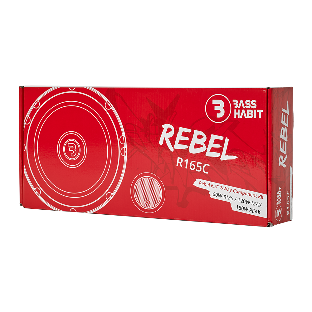 BASS HABIT REBEL 6,5" Component speaker - Afbeelding 3