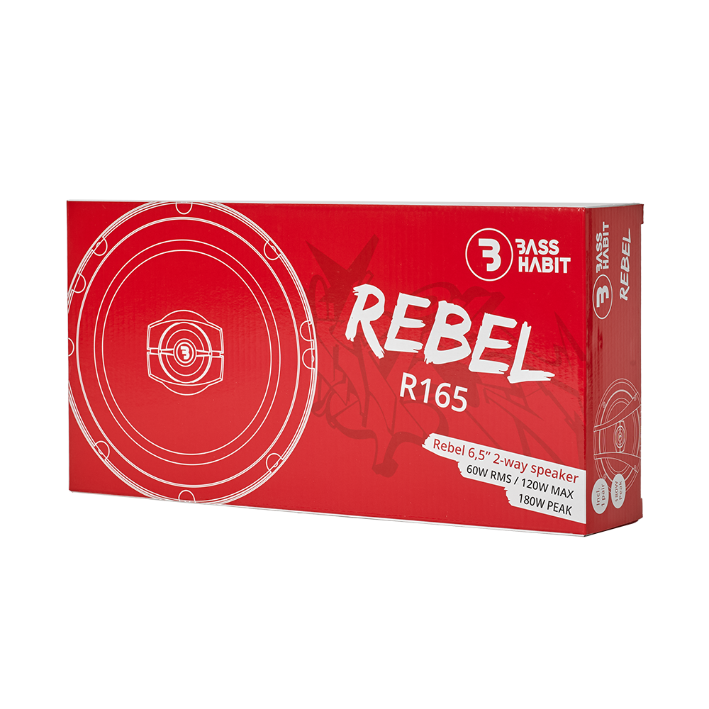 BASS HABIT REBEL 6,5" 2-way speaker - Afbeelding 2