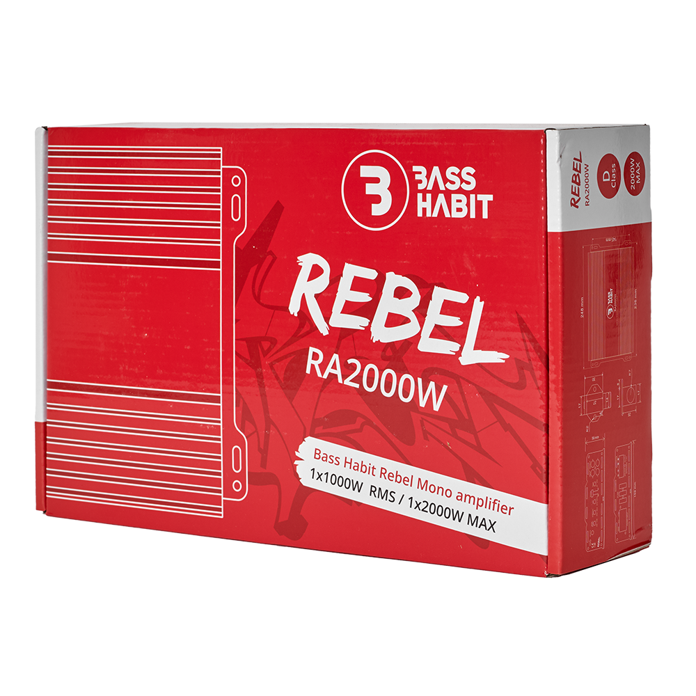 BASS HABIT REBEL Mono amplifier - Afbeelding 3