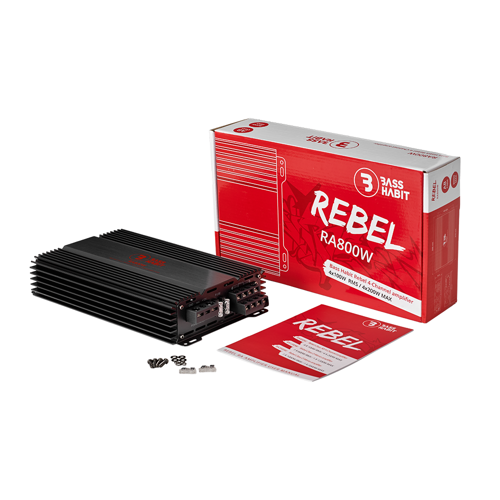 BASS HABIT REBEL 4ch amplifier - Afbeelding 8