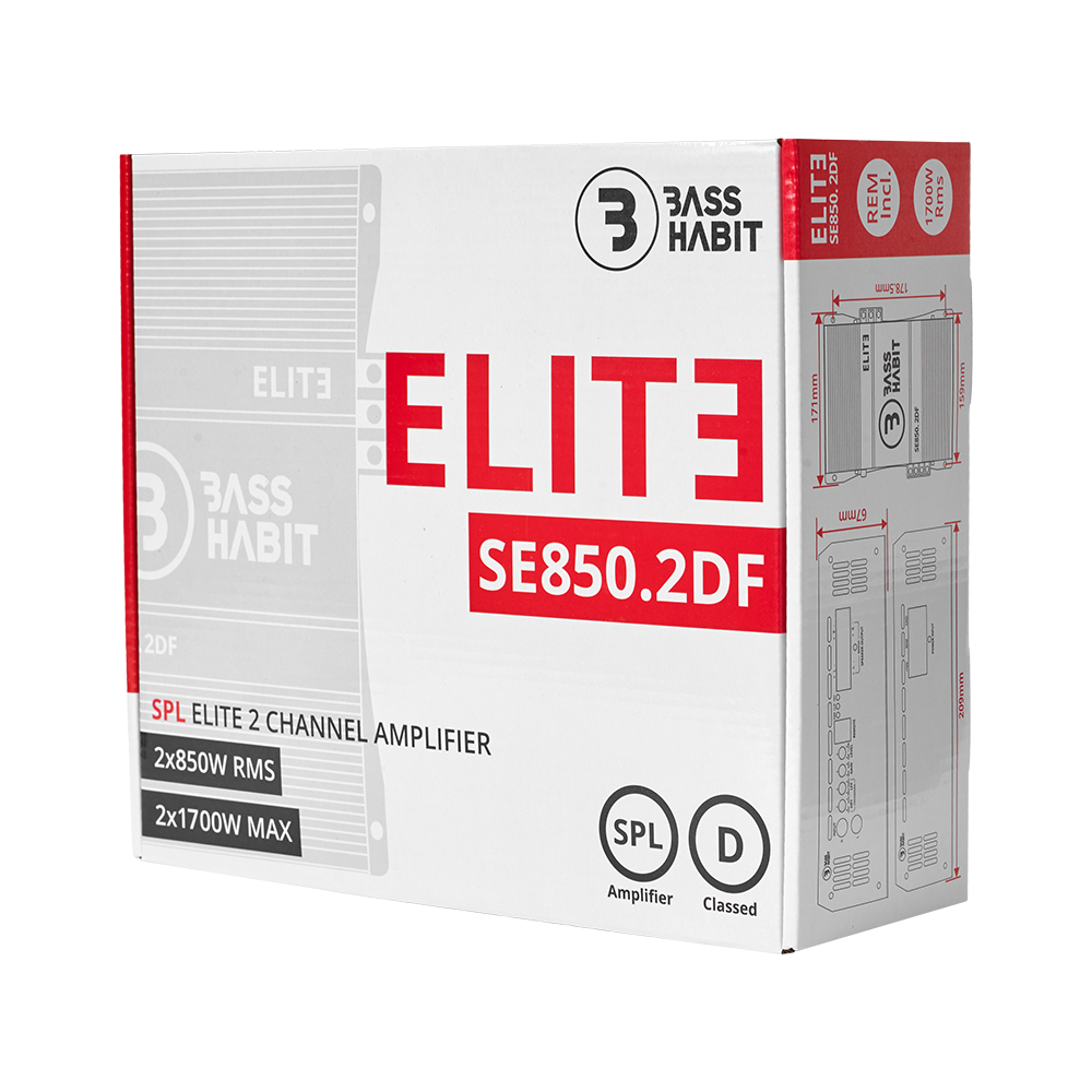 BASS HABIT ELITE G2 2ch amplifier - Afbeelding 3