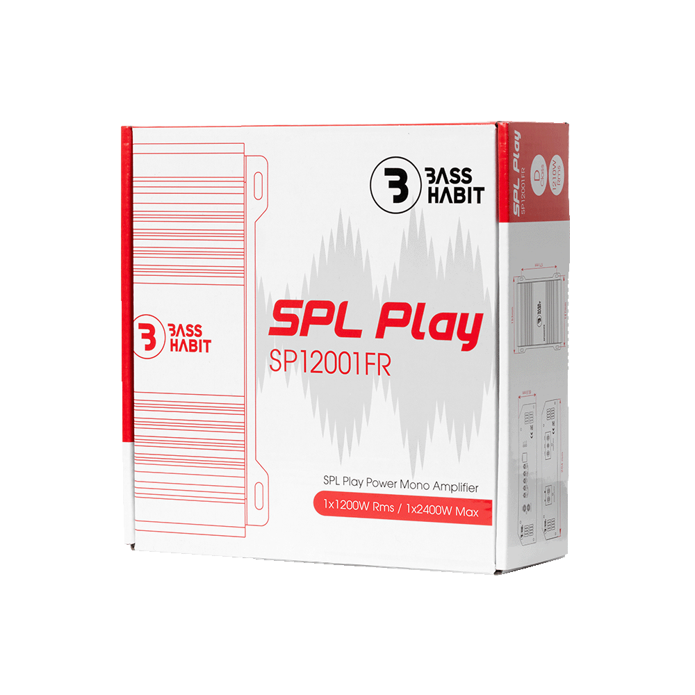 BASS HABIT SPL PLAY Mono Amplifier 1200W RMS - Afbeelding 6