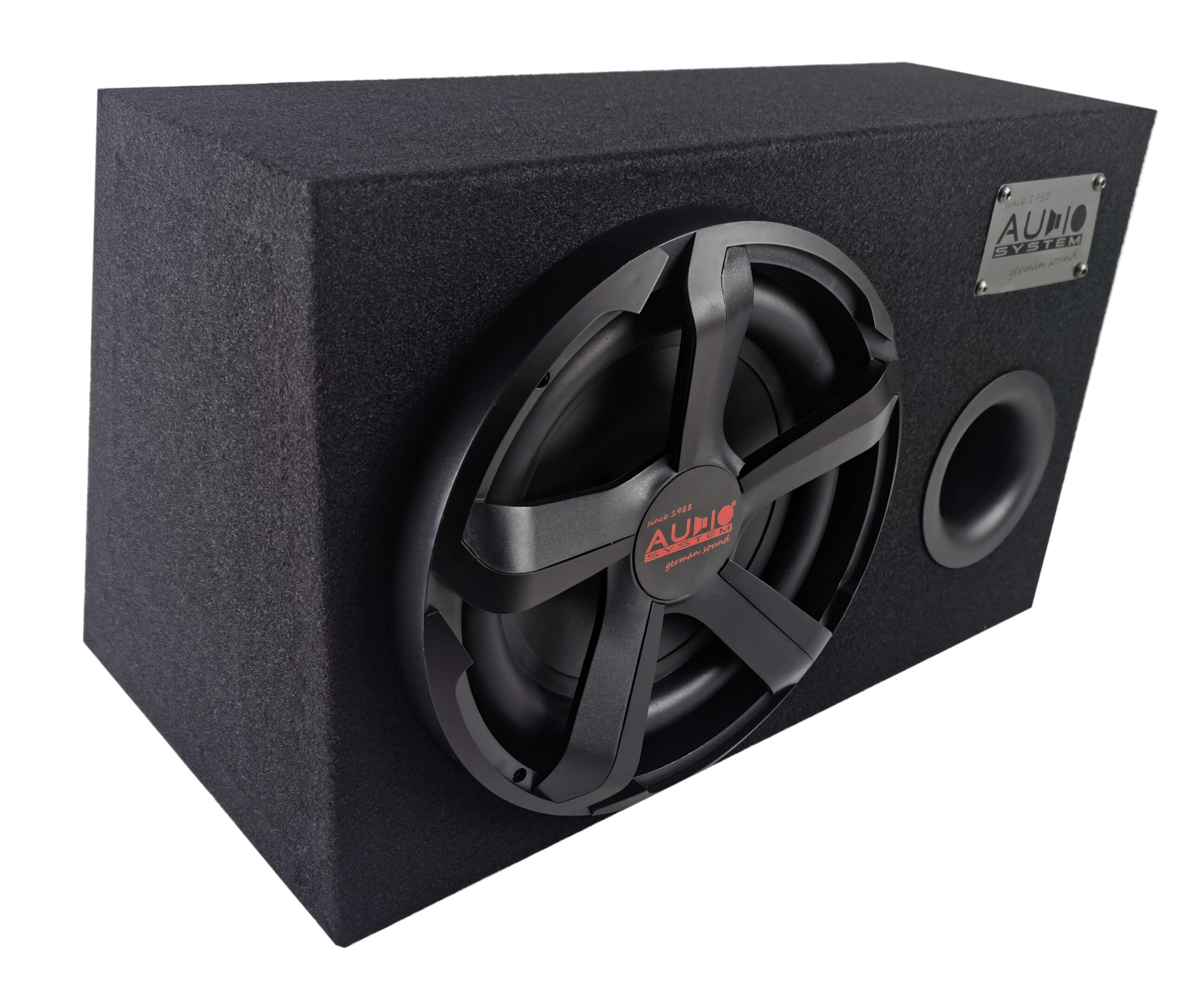 CARBON Serie EFFICIENT Subwooferkist 10 inch 350/250 Watt
