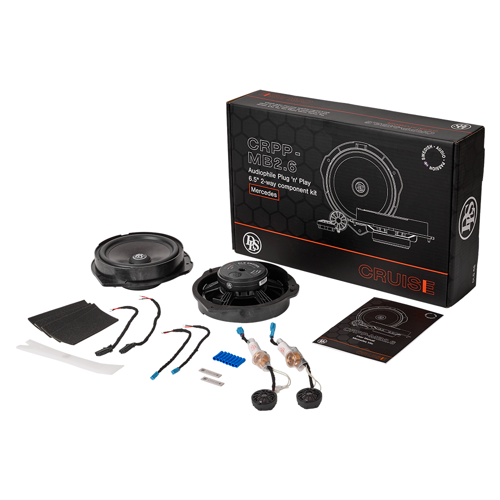 DLS Cruise Mercedes 6,5" Plug'n'Play Component Speaker Kit Vito W447 - Afbeelding 12