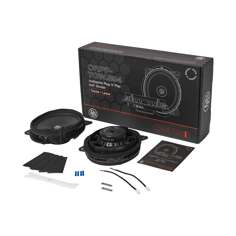 DLS Cruise Toyota 8x9" Plug'n'Play Midbas Speaker Kit - Afbeelding 8