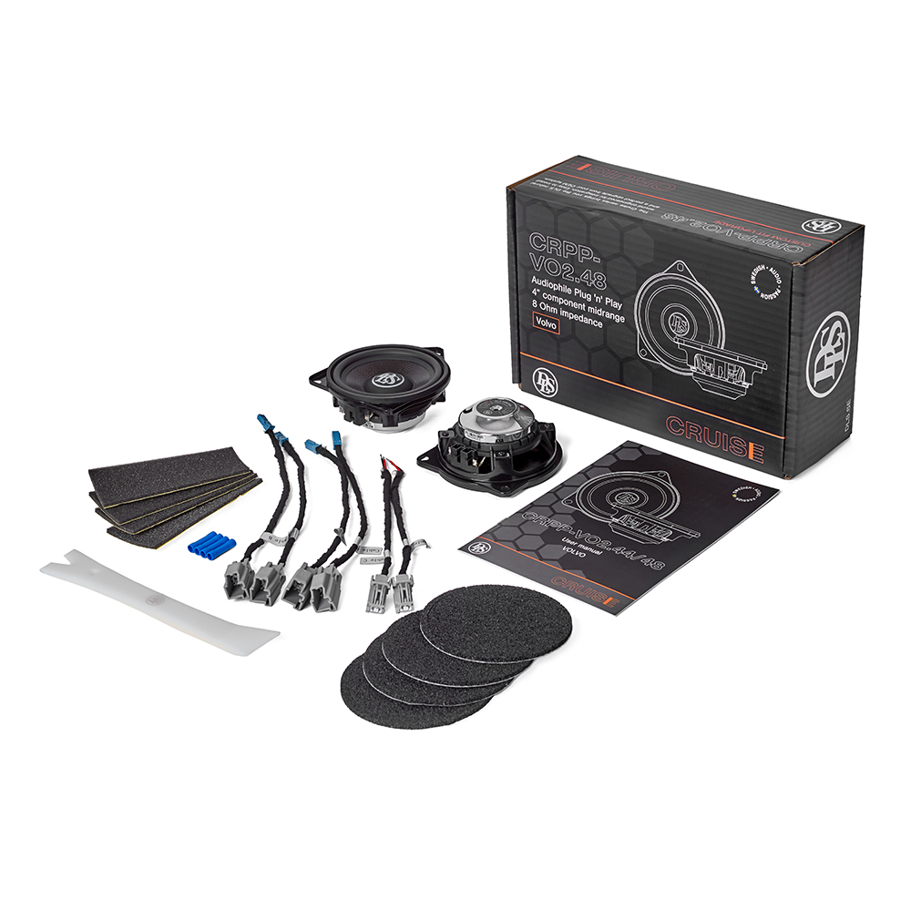 DLS Cruise Volvo 100mm, Plug'n'Play Mid Speaker 8Ohm ZONDER! Harman Kardon/B&W Audio - Afbeelding 4