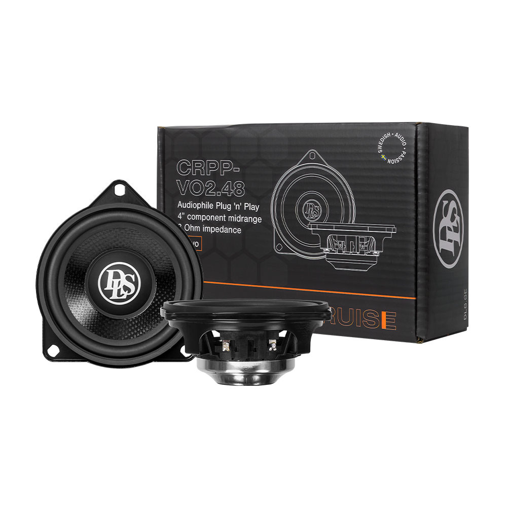 DLS Cruise Volvo 100mm, Plug'n'Play Mid Speaker 8Ohm ZONDER! Harman Kardon/B&W Audio - Afbeelding 2