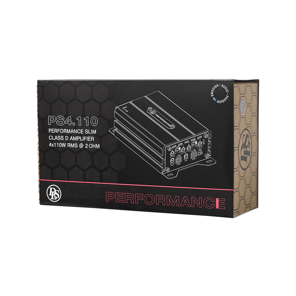 DLS Performance 4 Channel Slim Amplifier 110W RMS - Afbeelding 3