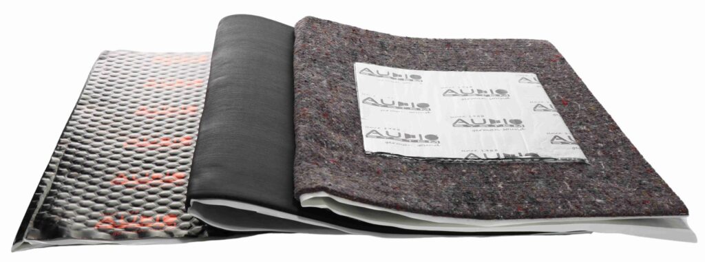 AUDIO SYSTEM DOOR KIT 2.0 2x Silence fleece + 2x Alubutyl 3000+ 4x ALU Sheet 250 + 1x Neoprene foam