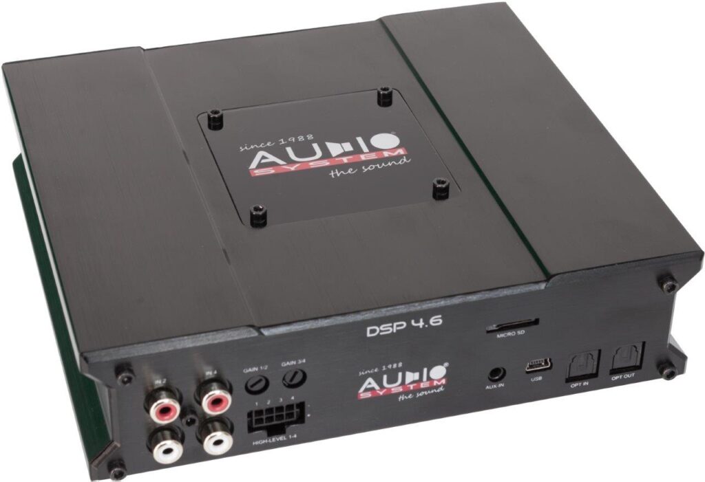 AUDIO SYSTEM DSP-SERIES 6-kanaals high-performance DSP met Freescale multi-core chip.