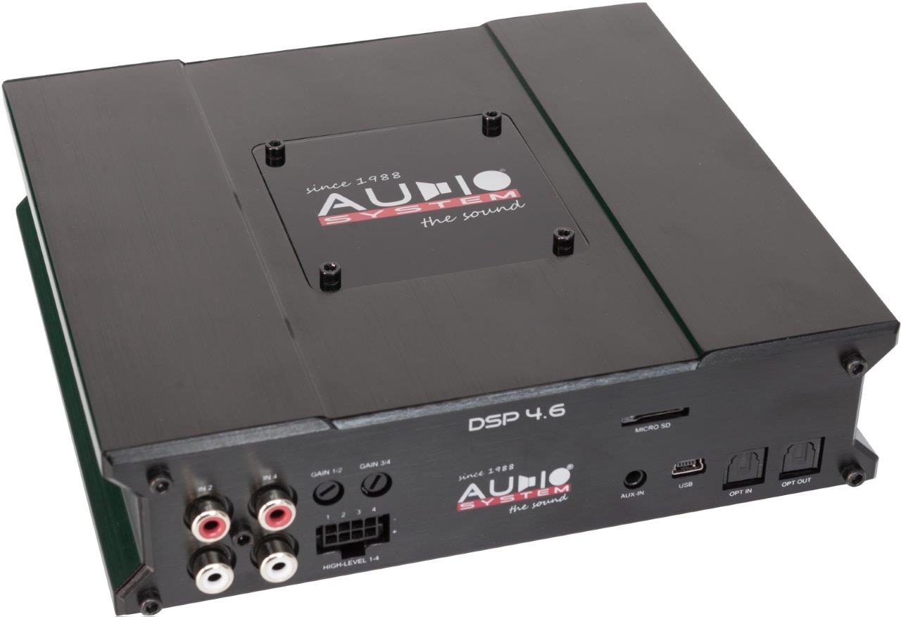 AUDIO SYSTEM DSP-SERIES 6-kanaals high-performance DSP met Freescale multi-core chip.